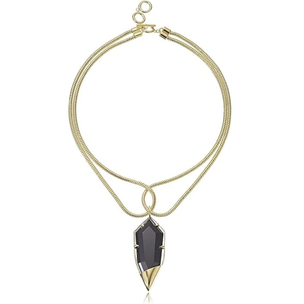 NWOT nOir, 18K Plated, Luster Choker Necklace
